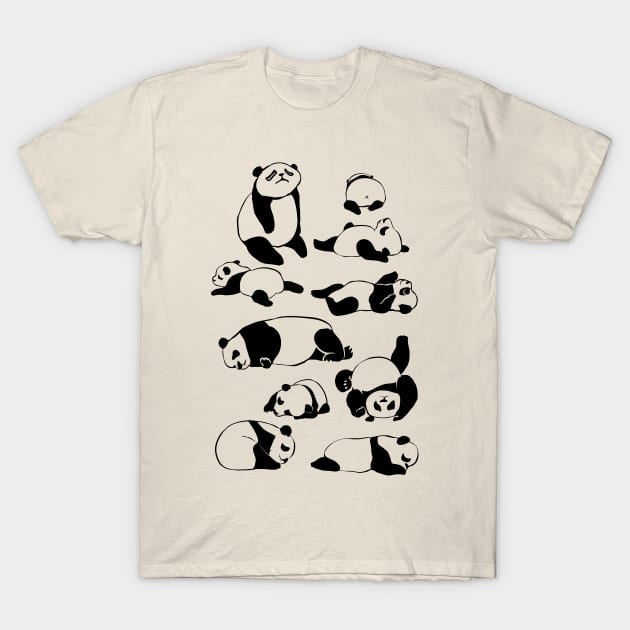 More Sleep Panda T-Shirt by huebucket